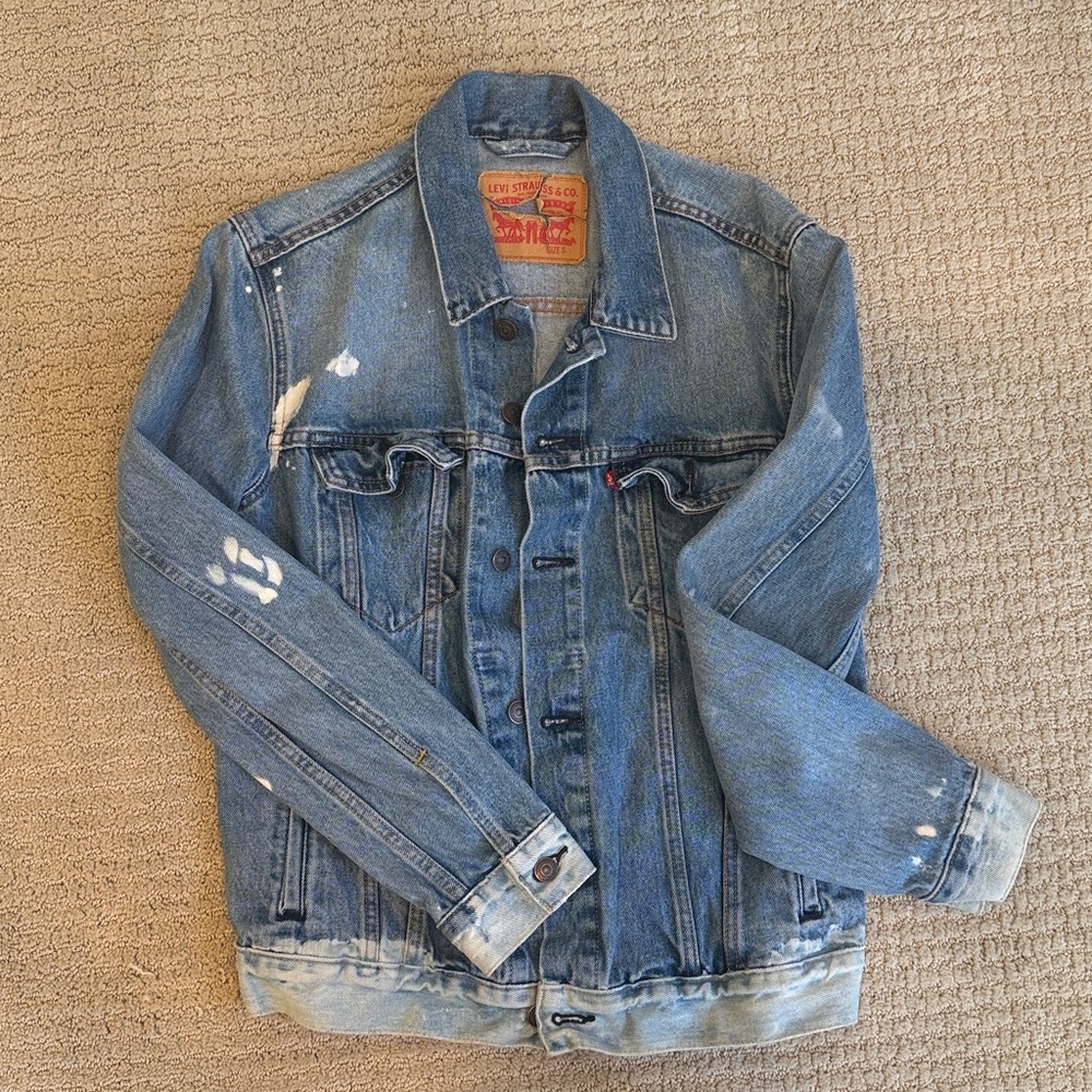 Levi's Distressed Blue Denim Jacket